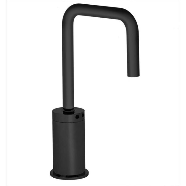 Macfaucets Hands Free Automatic Faucet for 4 in. Vessel Sinks FA400-1204 in Matte Black FA400-1204MB